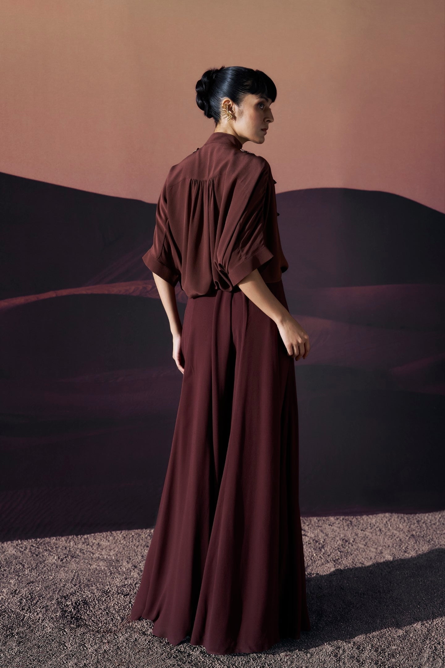 Araquis Dune Top and Flared Pants