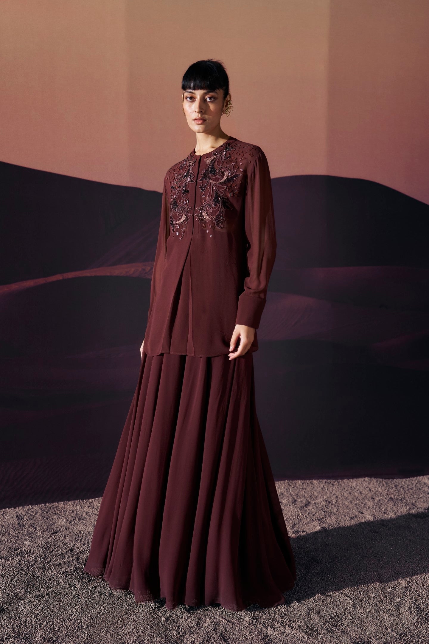Araquis Twilight Cascade Ensemble Tunic Set