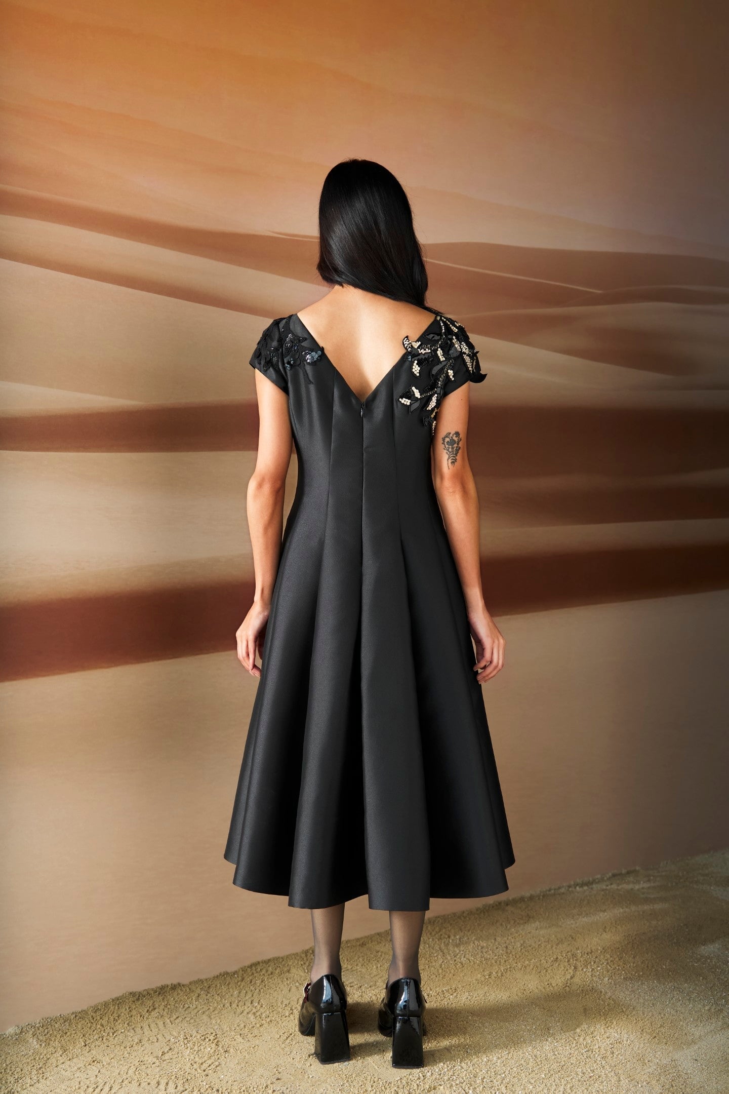 Araquis Cinnamon Reprise Dress