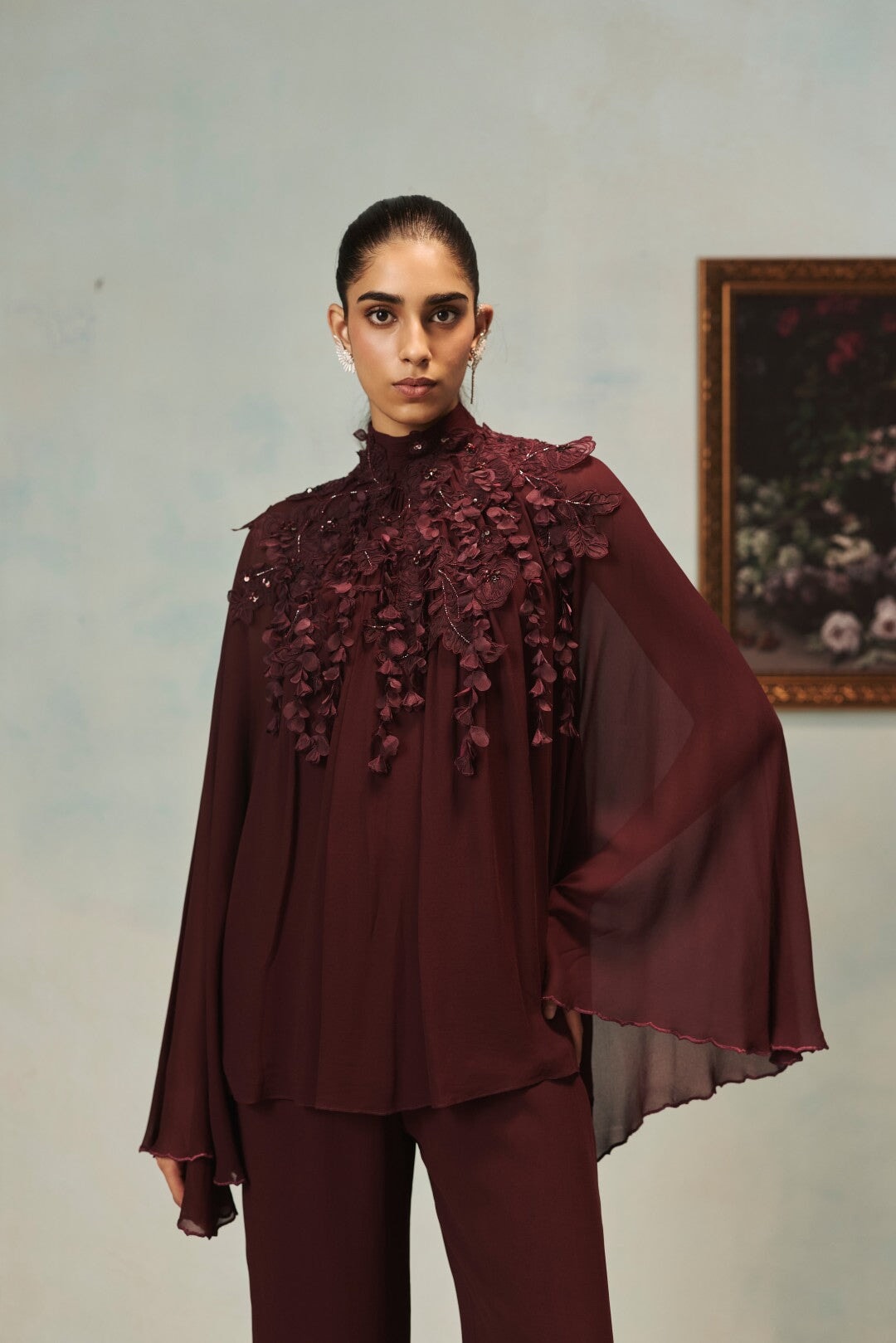 The Amora Flare-Sleeve Set