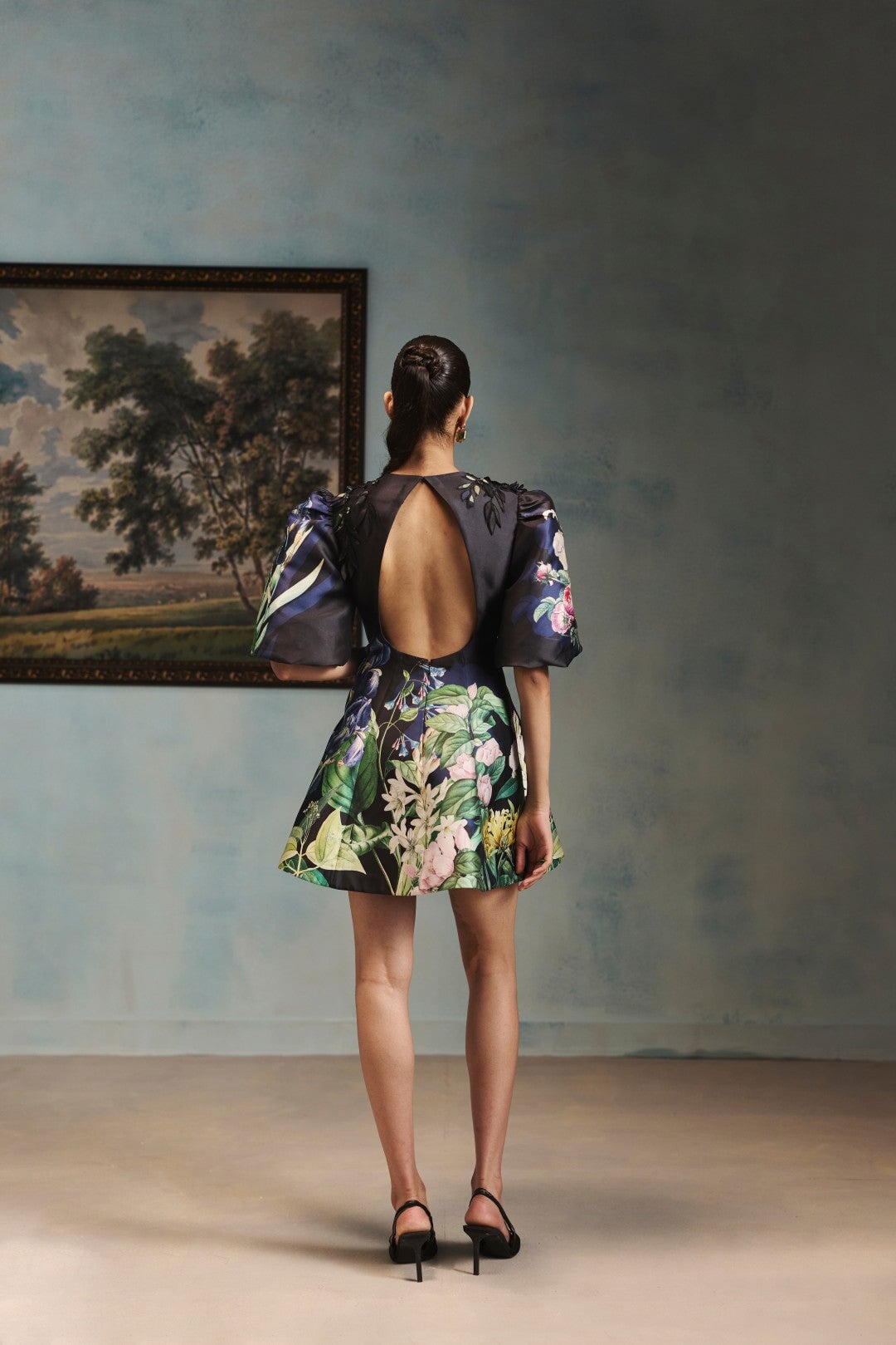The Iris Meadow Structured Dress