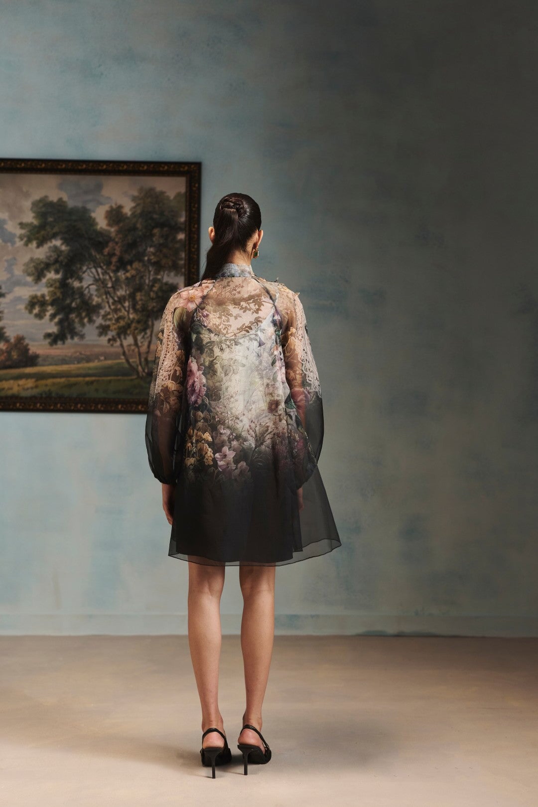 The Noir Bloom Dress