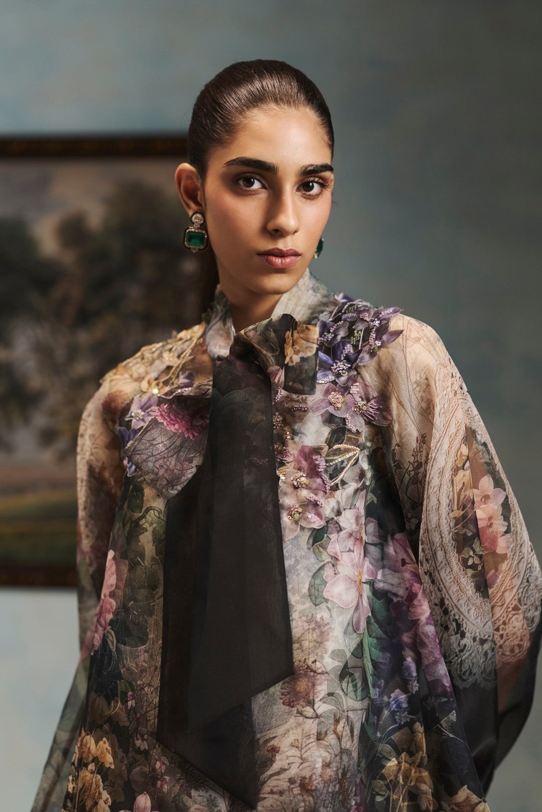 The Noir Bloom Dress