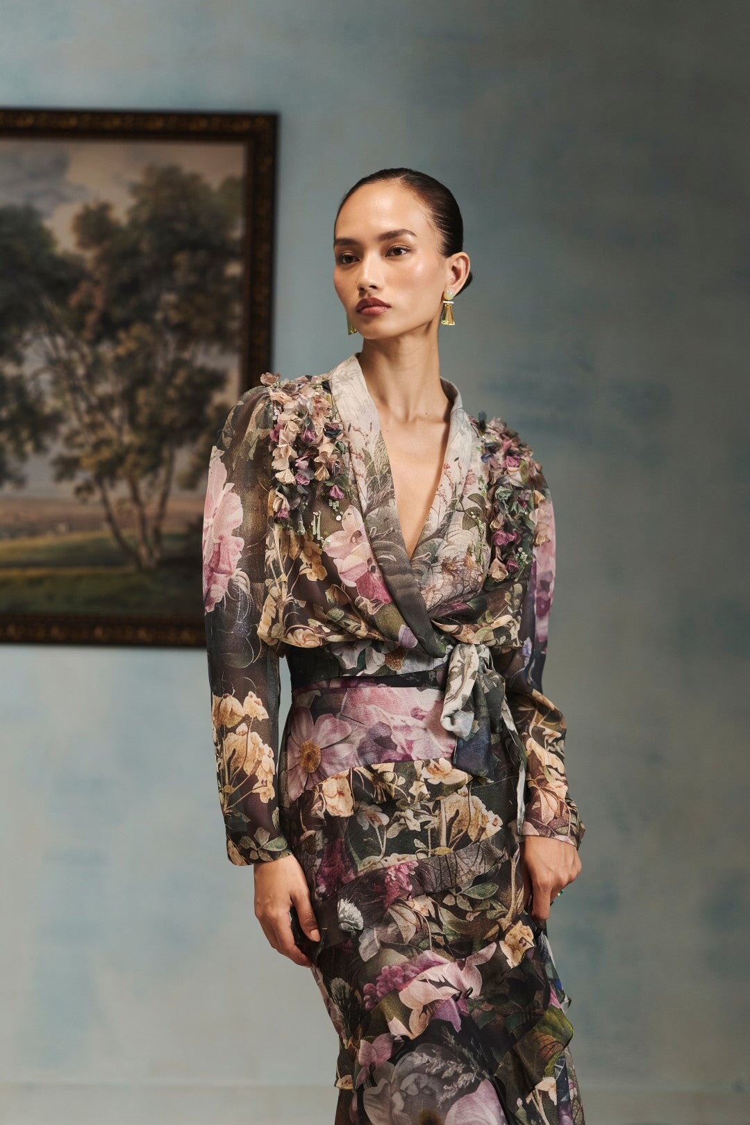 The Peony Garden Wrap Set