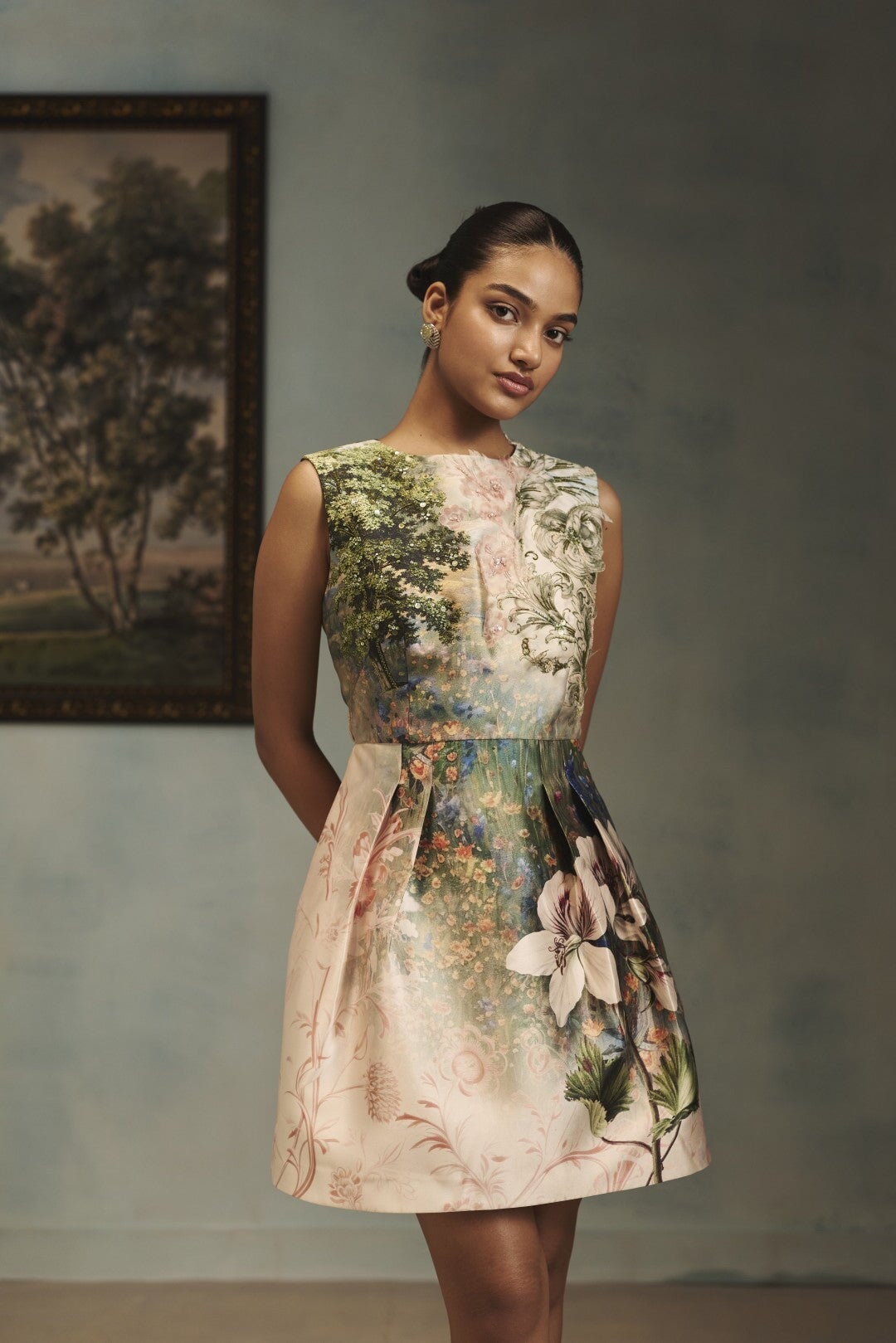 The Sage Garden Mini Dress