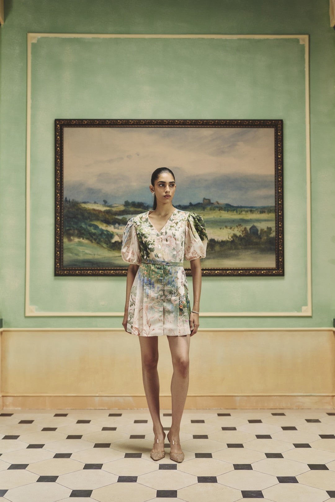 The Sage Garden Mini Dress