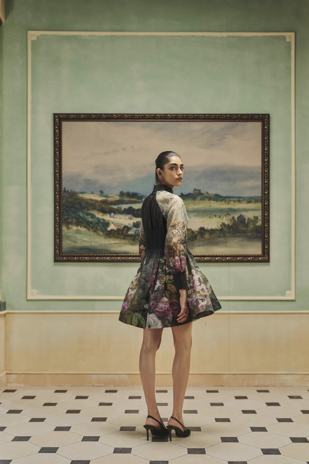 The Peony Garden Mini Dress
