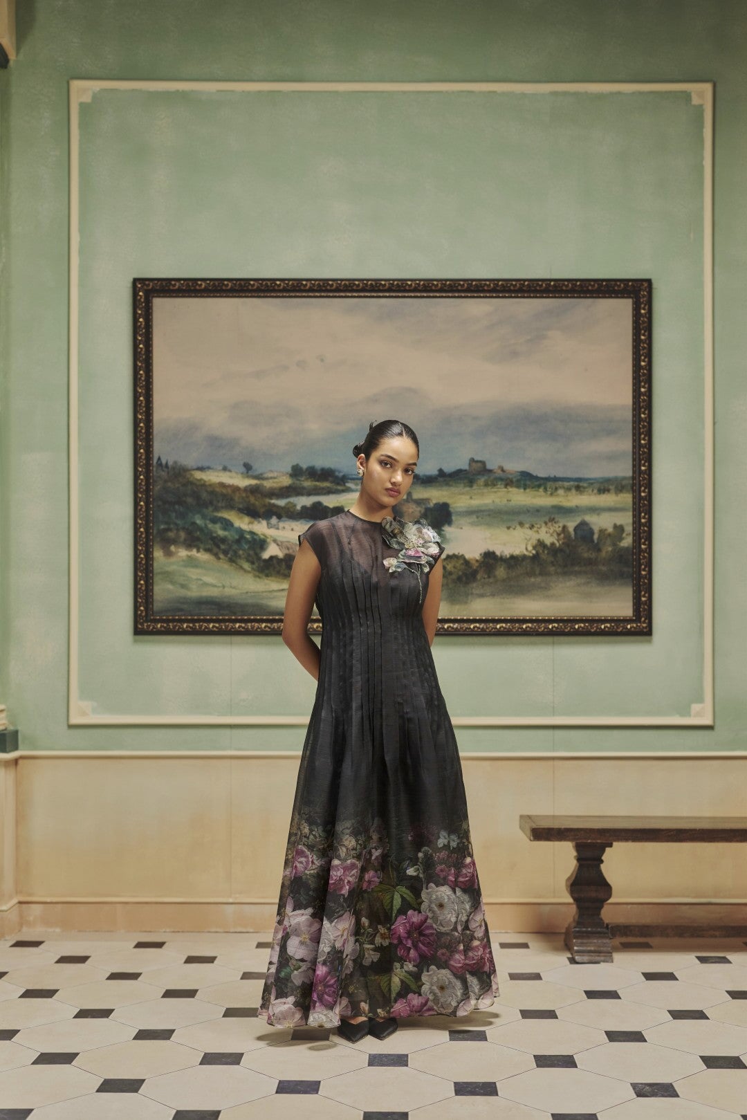 The Peony Garden Maxi Dress