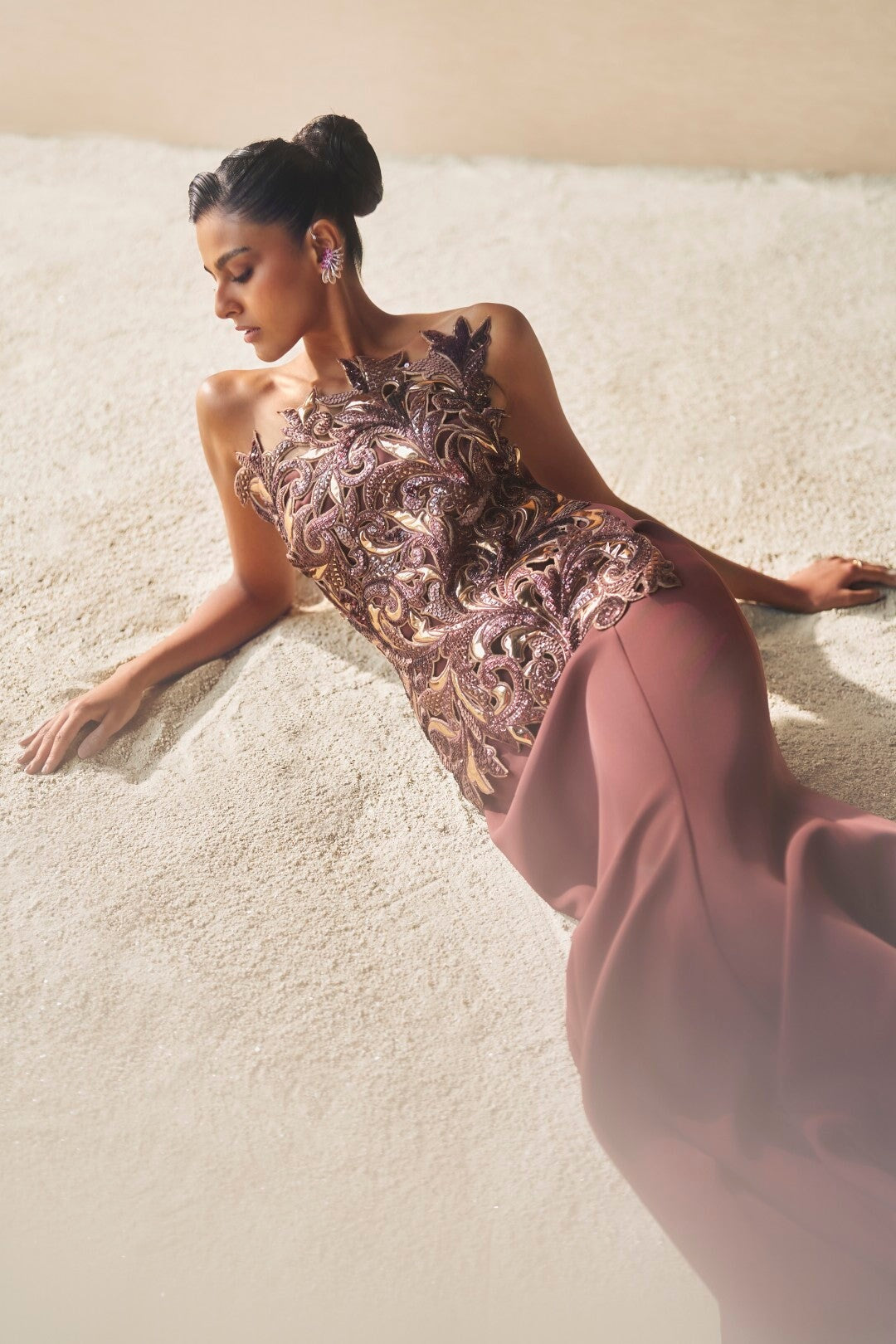 Araquis Mystique Desert Spice Corset Gown
