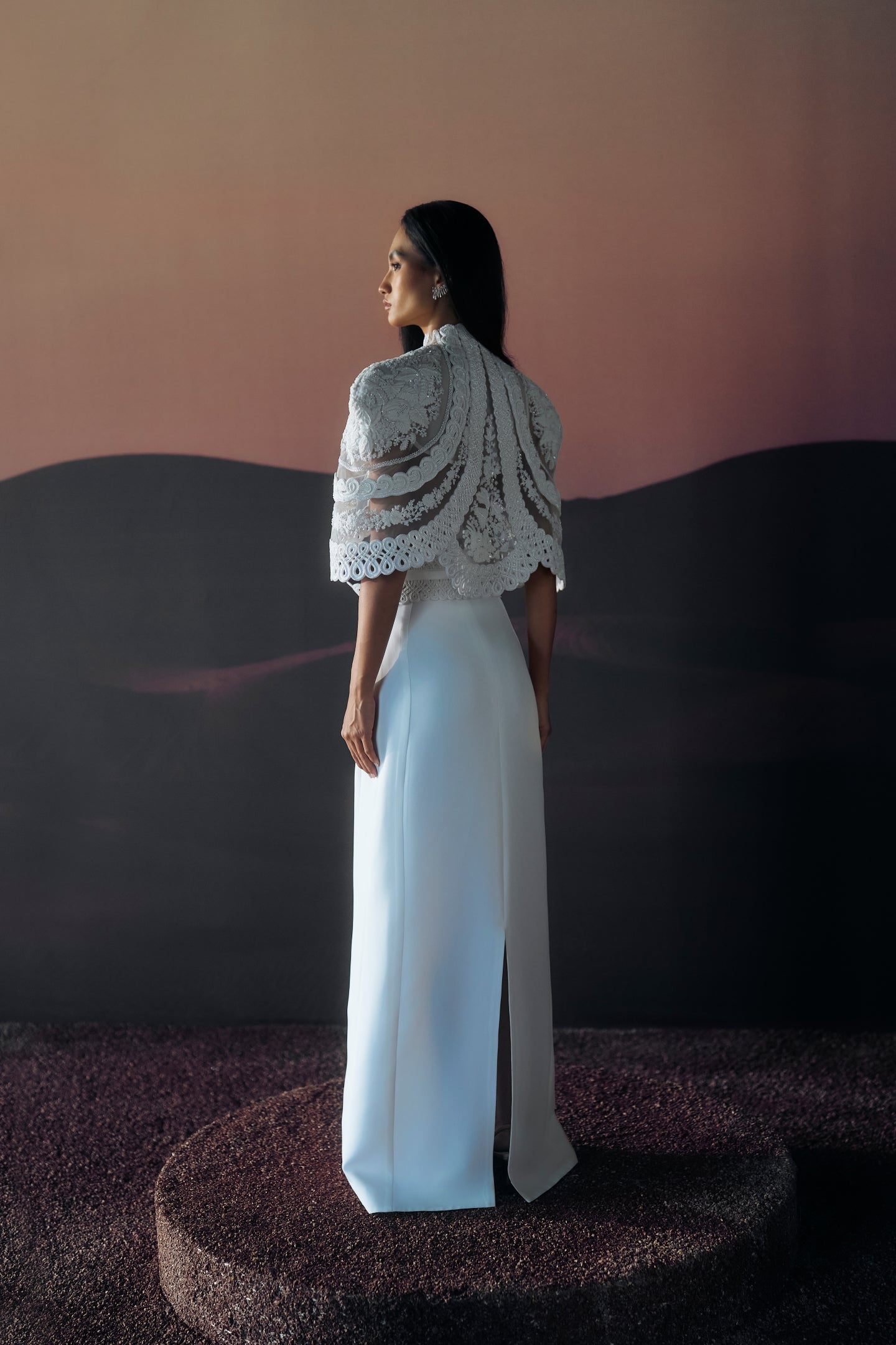 Ornate Bloom Cape Set