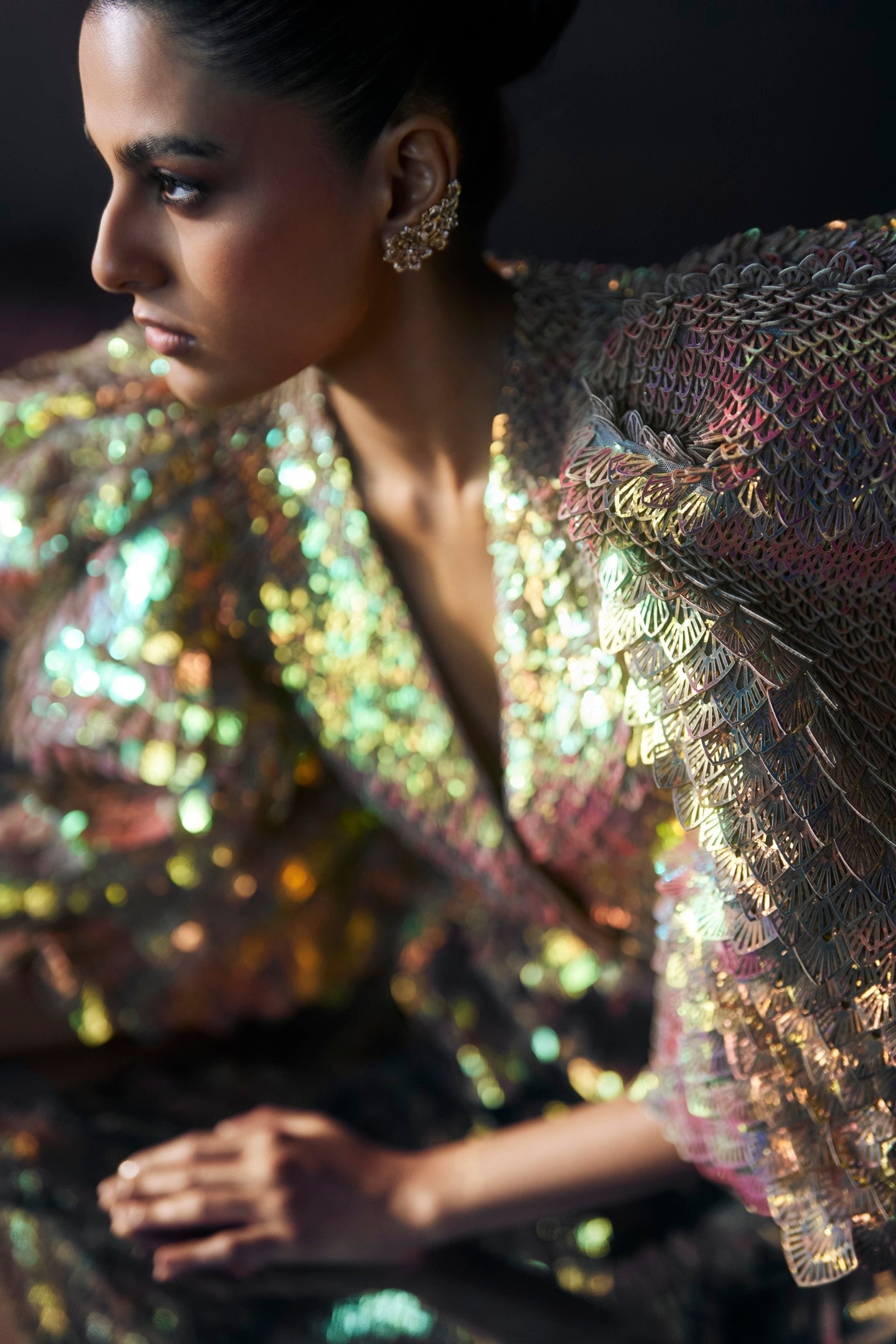 Araquis Gilded Glimmer Jacket Set