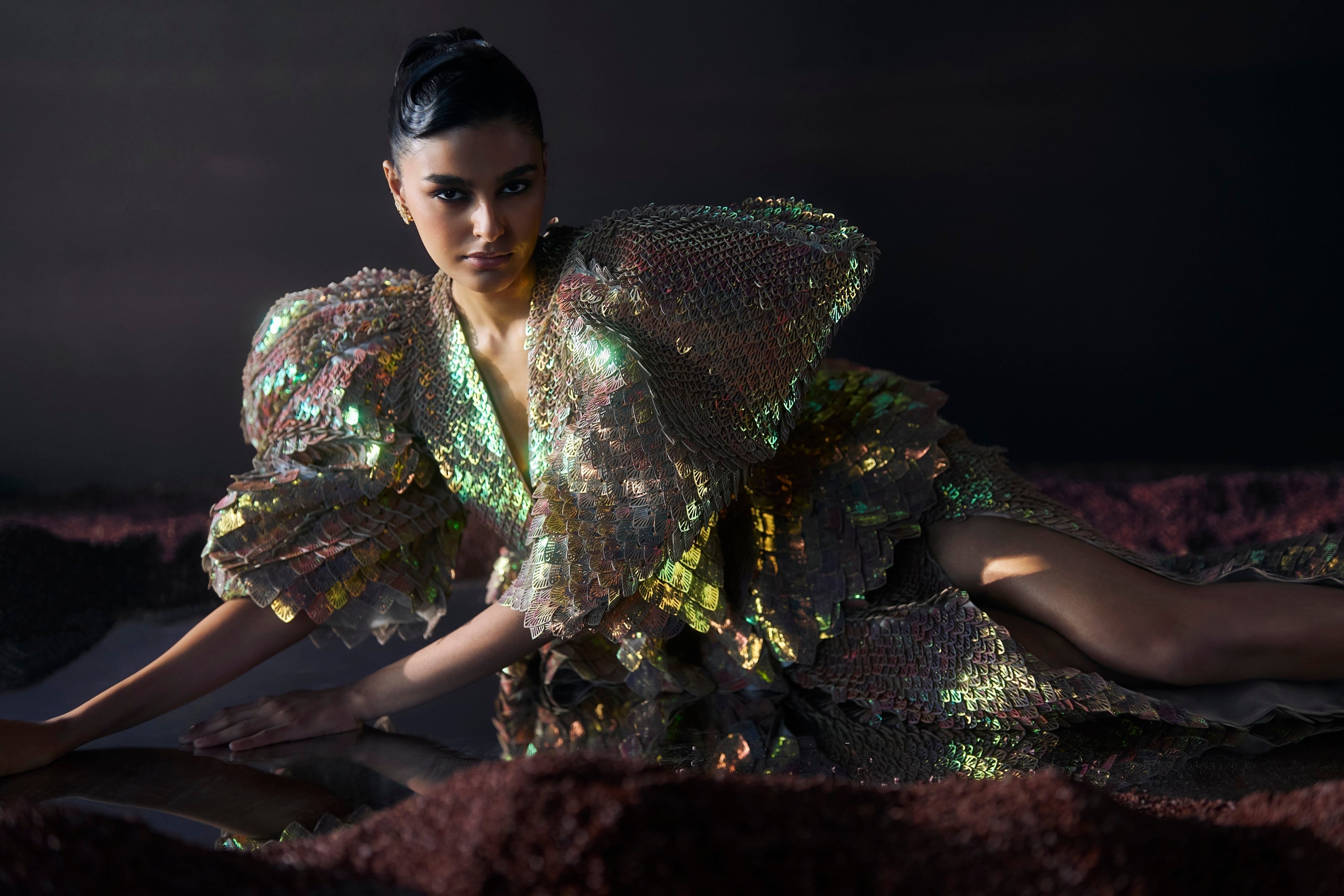 Araquis Gilded Glimmer Jacket Set
