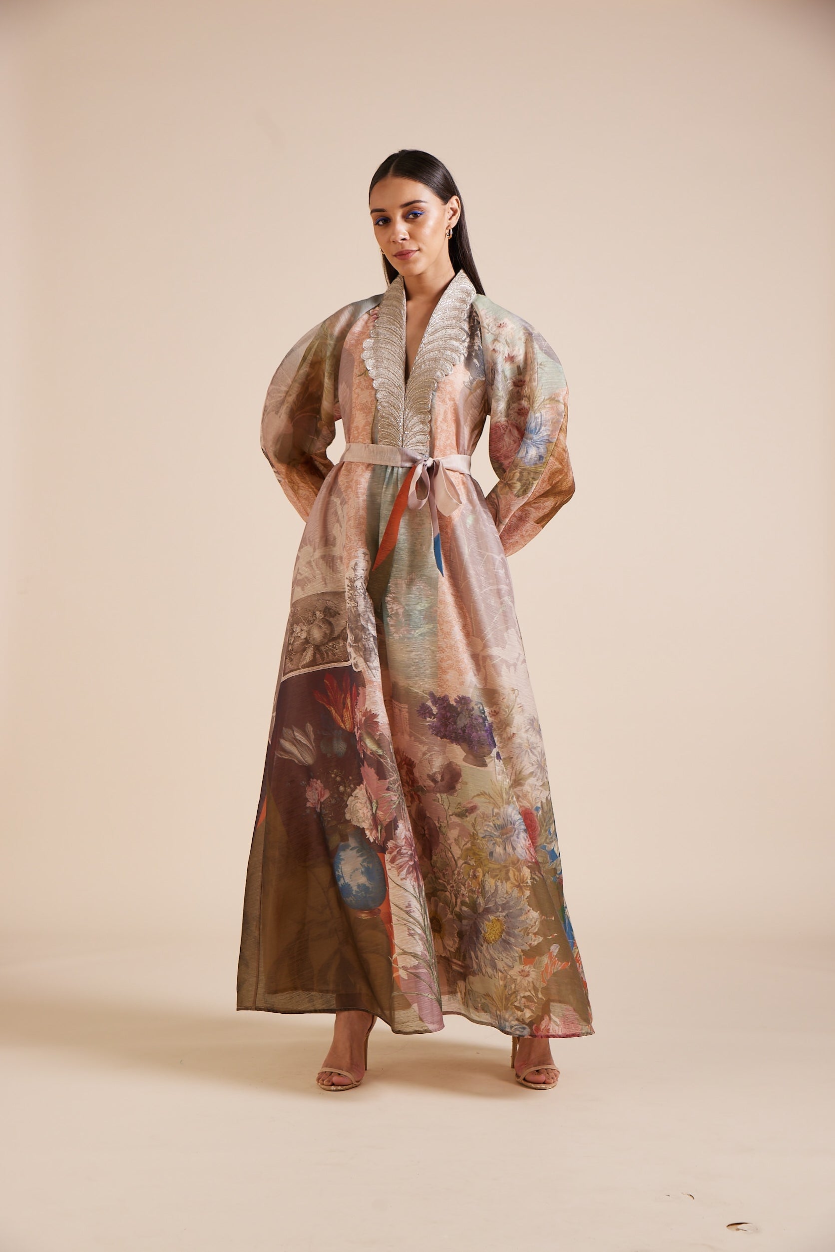 Zinia Baloon sleeve Maxi Dress
