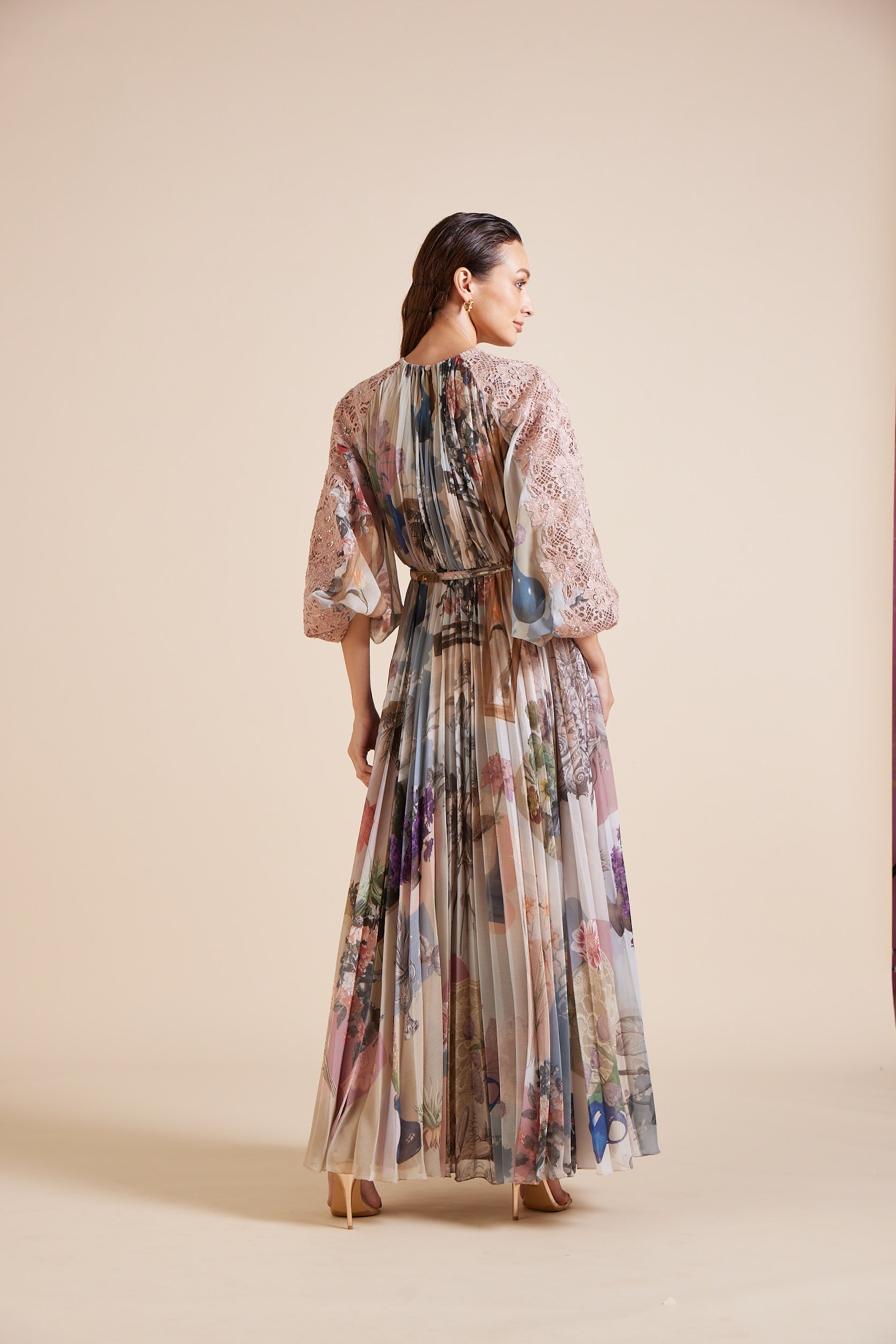 Emila Pleated Maxi Dress