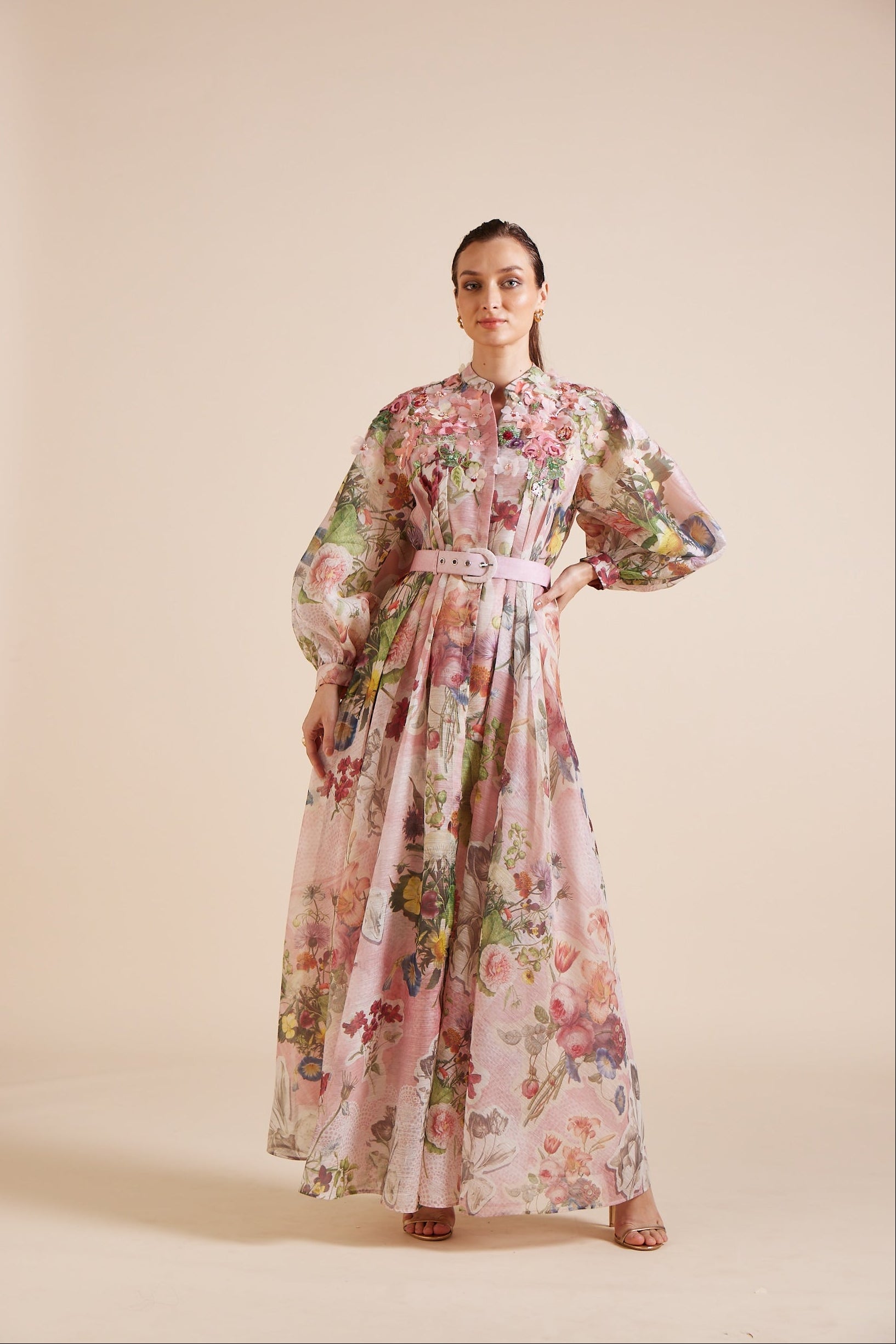 Agathe Gardenia Maxi Dress