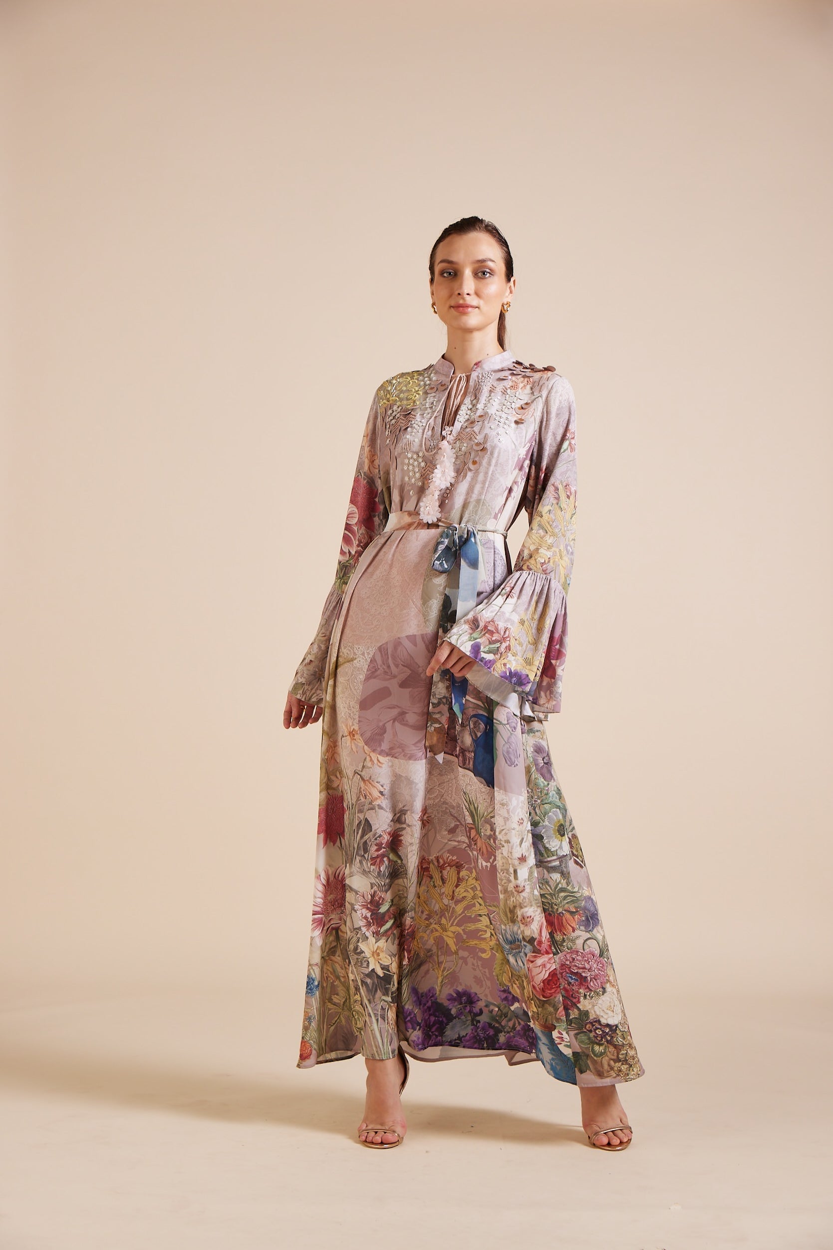 Cora Bow Maxi Dress