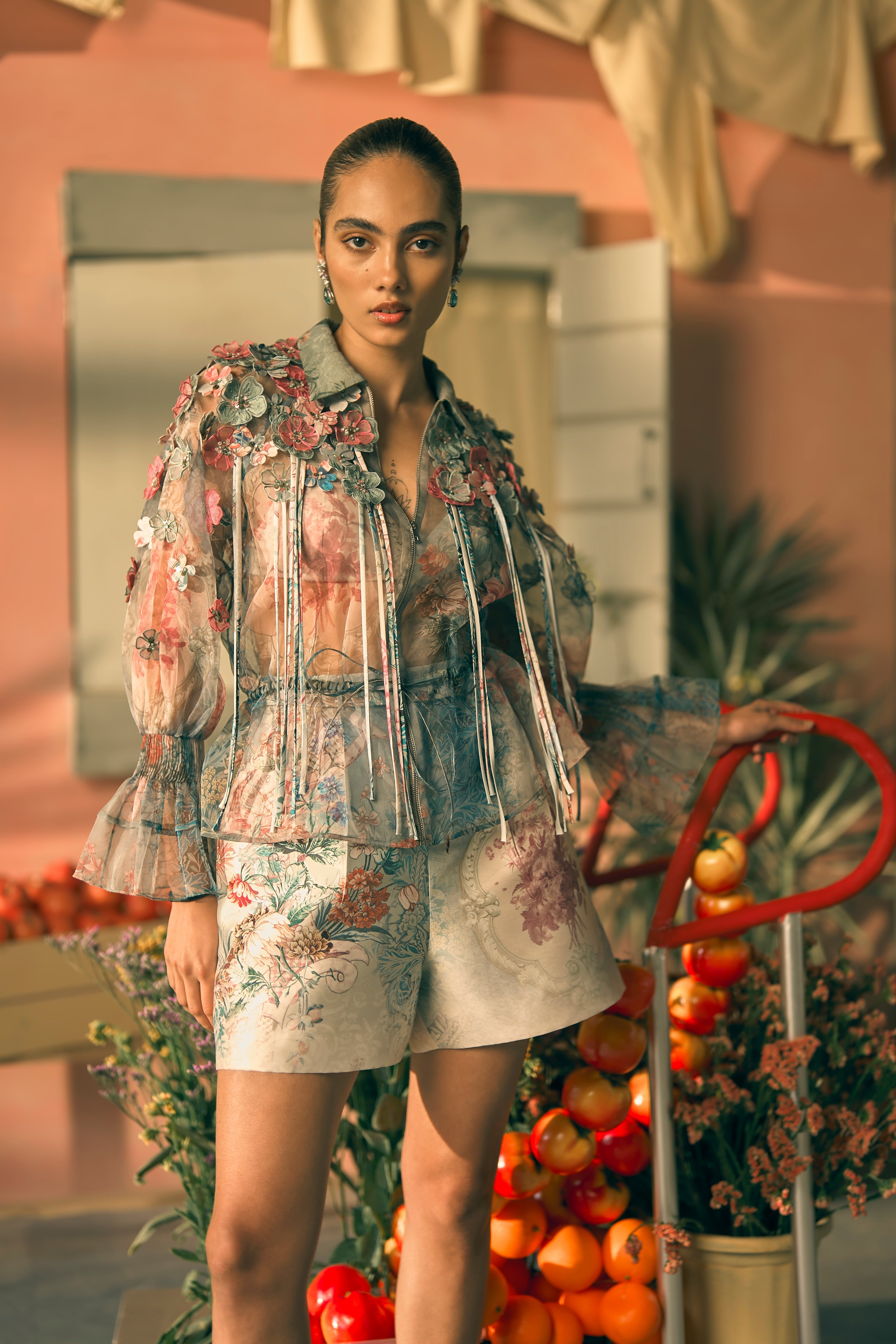 Porto Prism Bomber Jacket And Skorts