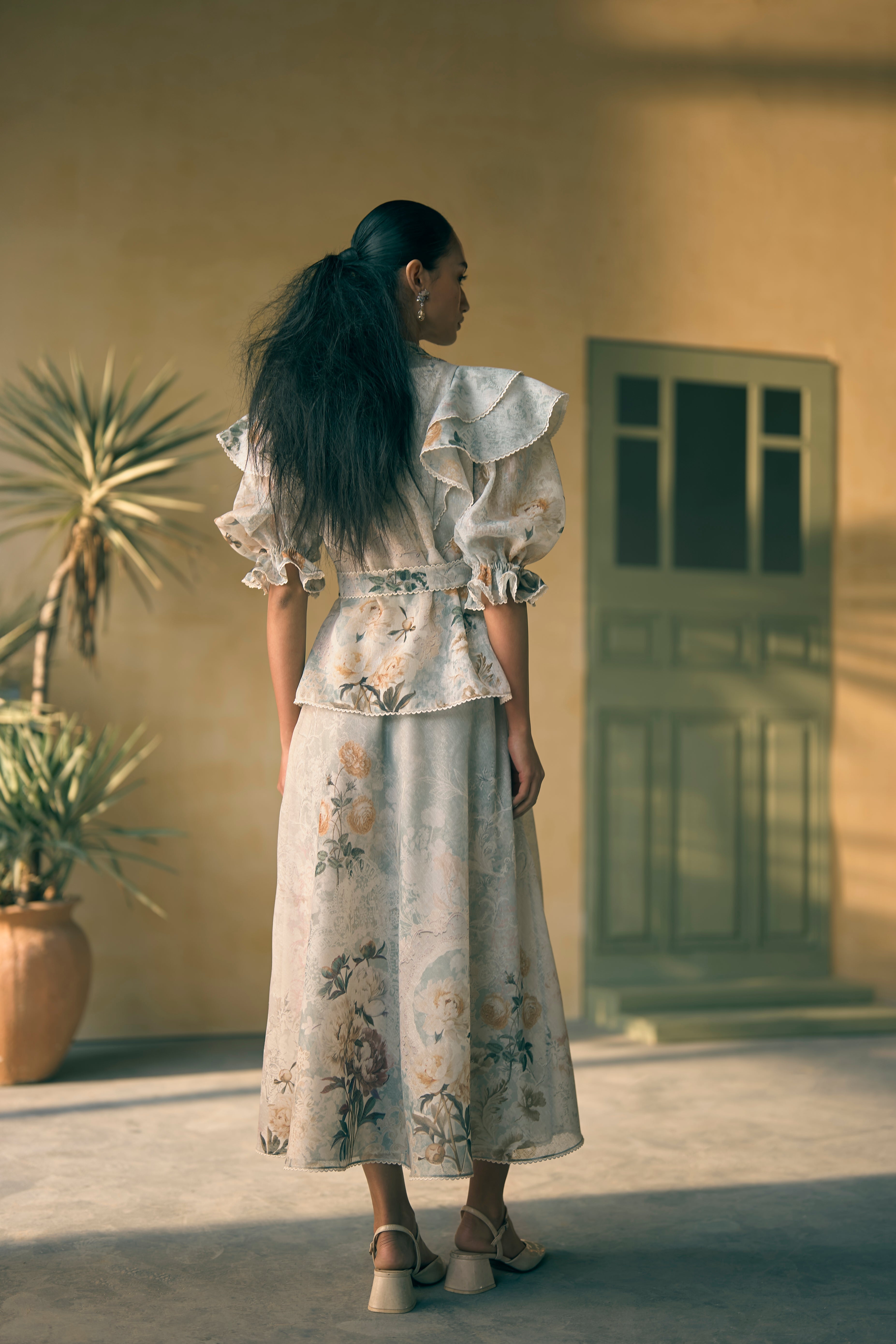 Porto Cassia Cloud Top And Skirt