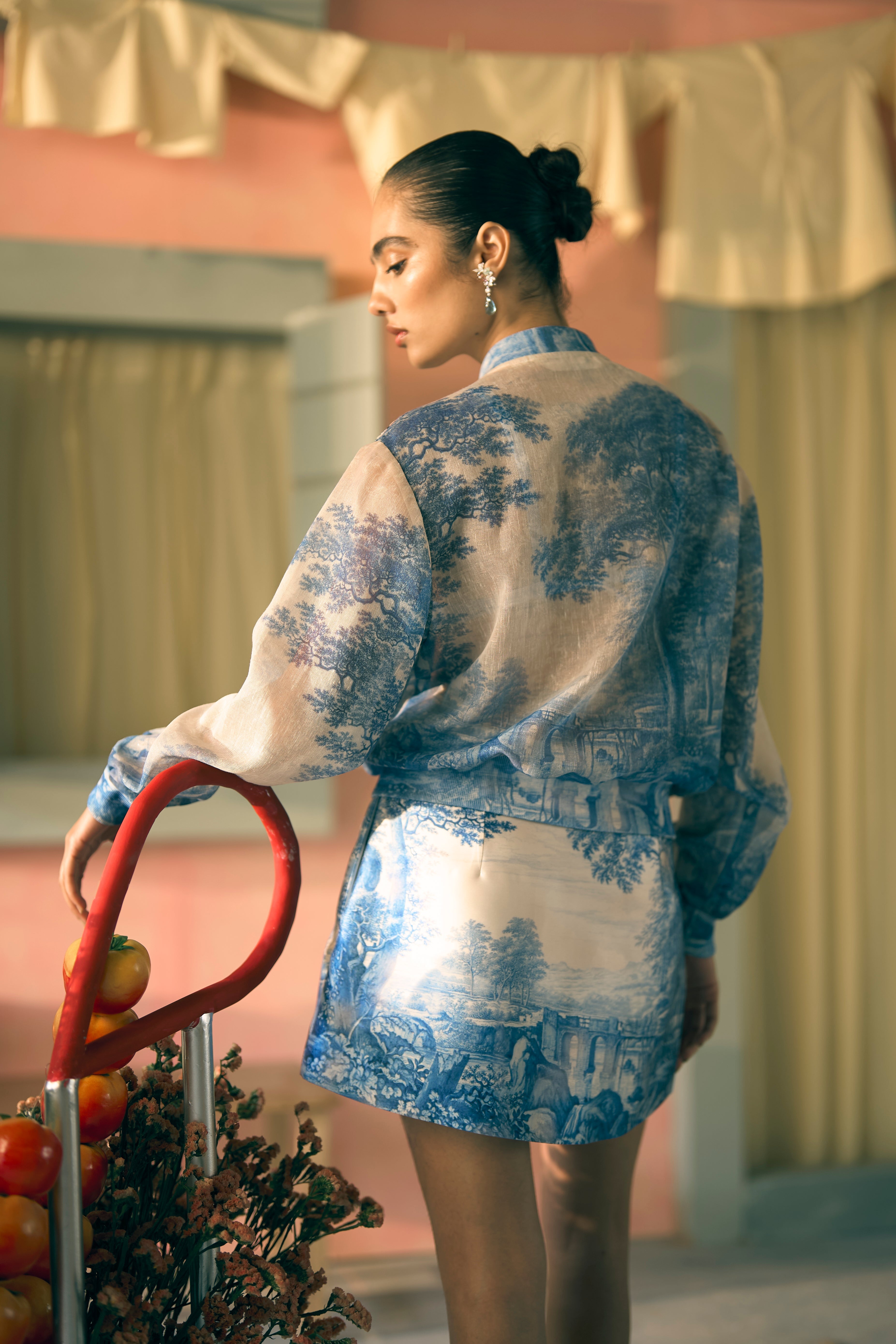 Porto Tonal Terrazzo Bomber Jacket