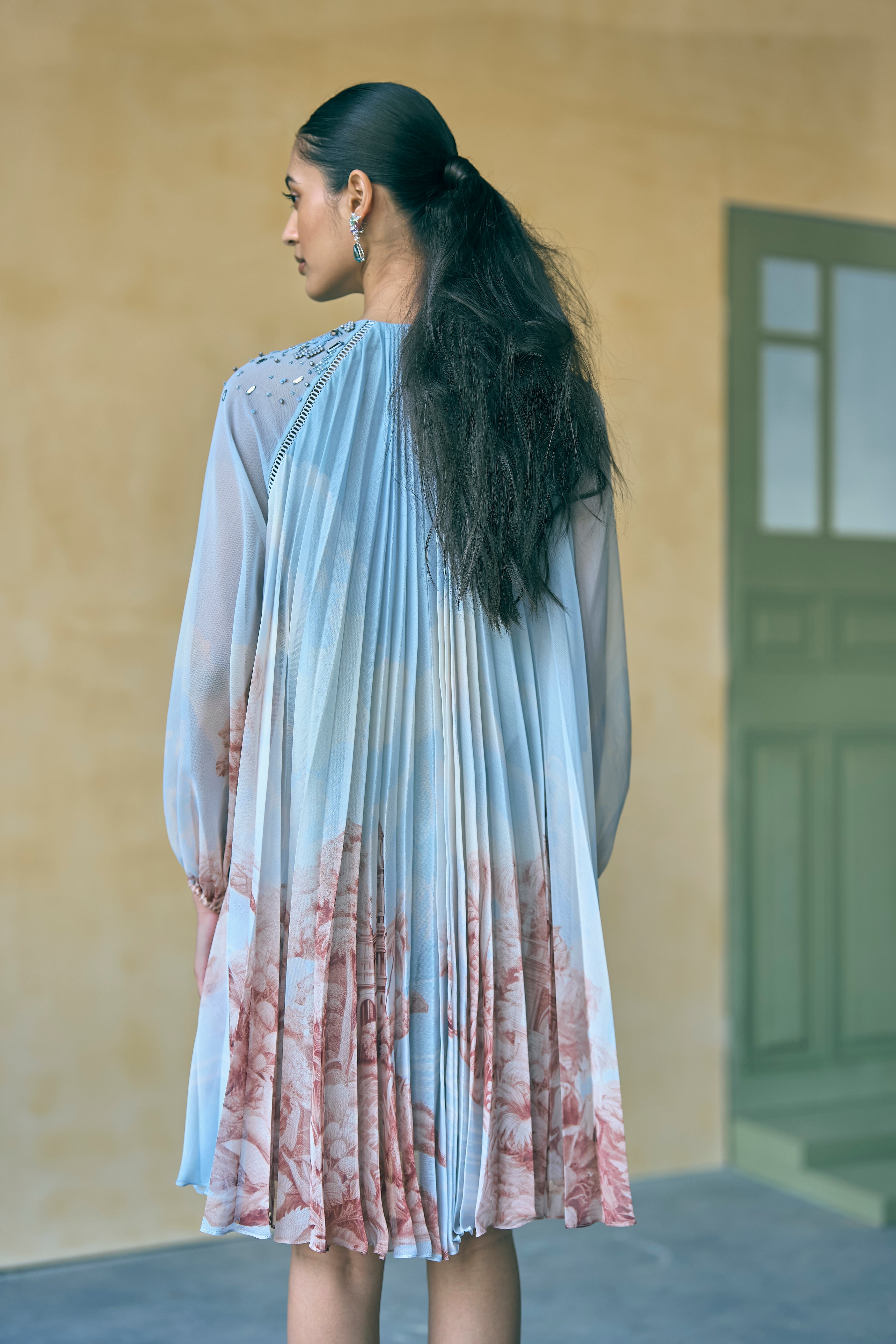 Porto Douro Pleated Dress