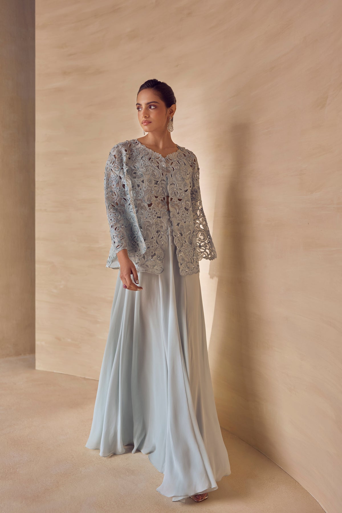 Frosted Nacre Jacket Set