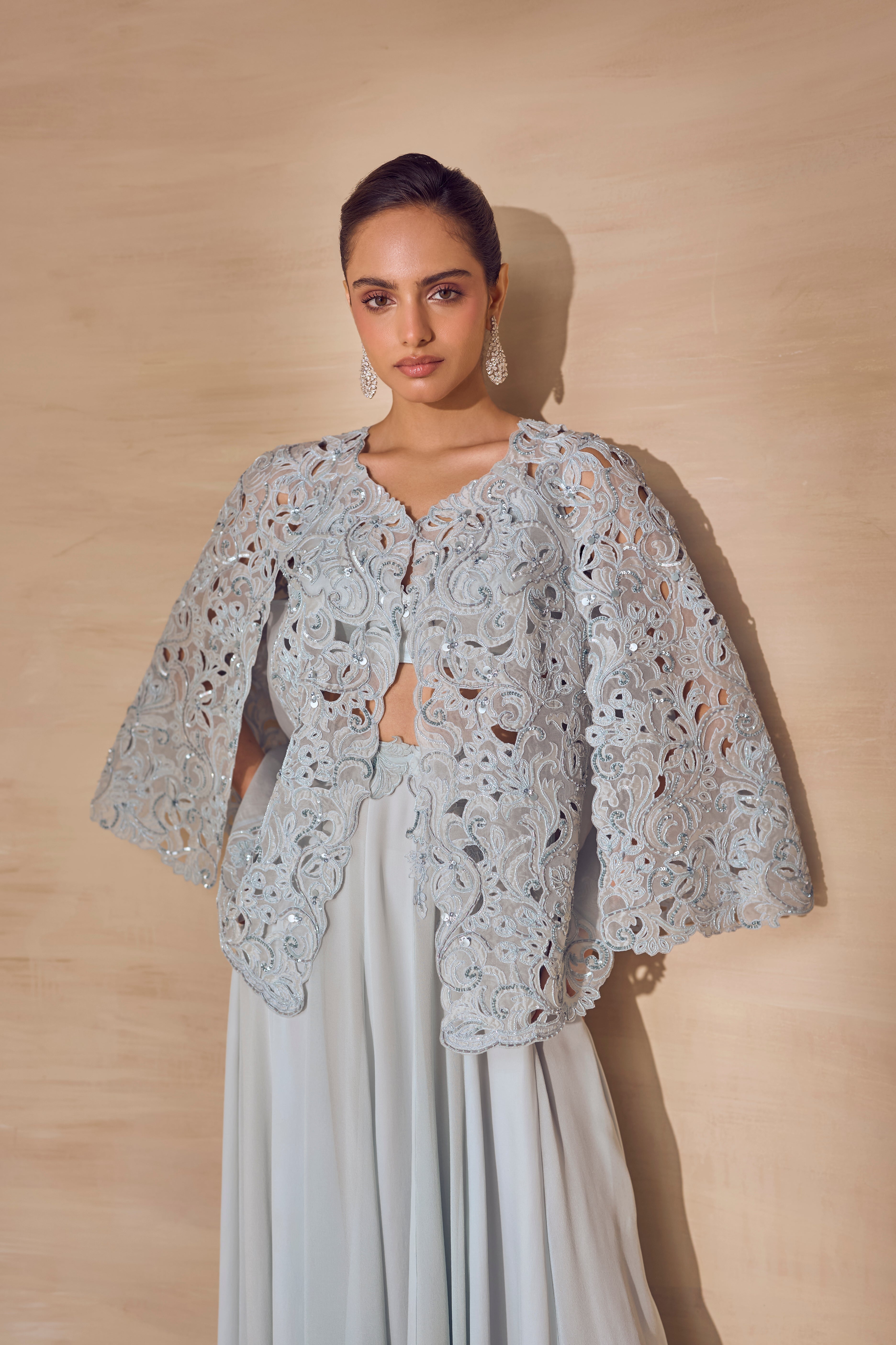 Frosted Nacre Jacket Set