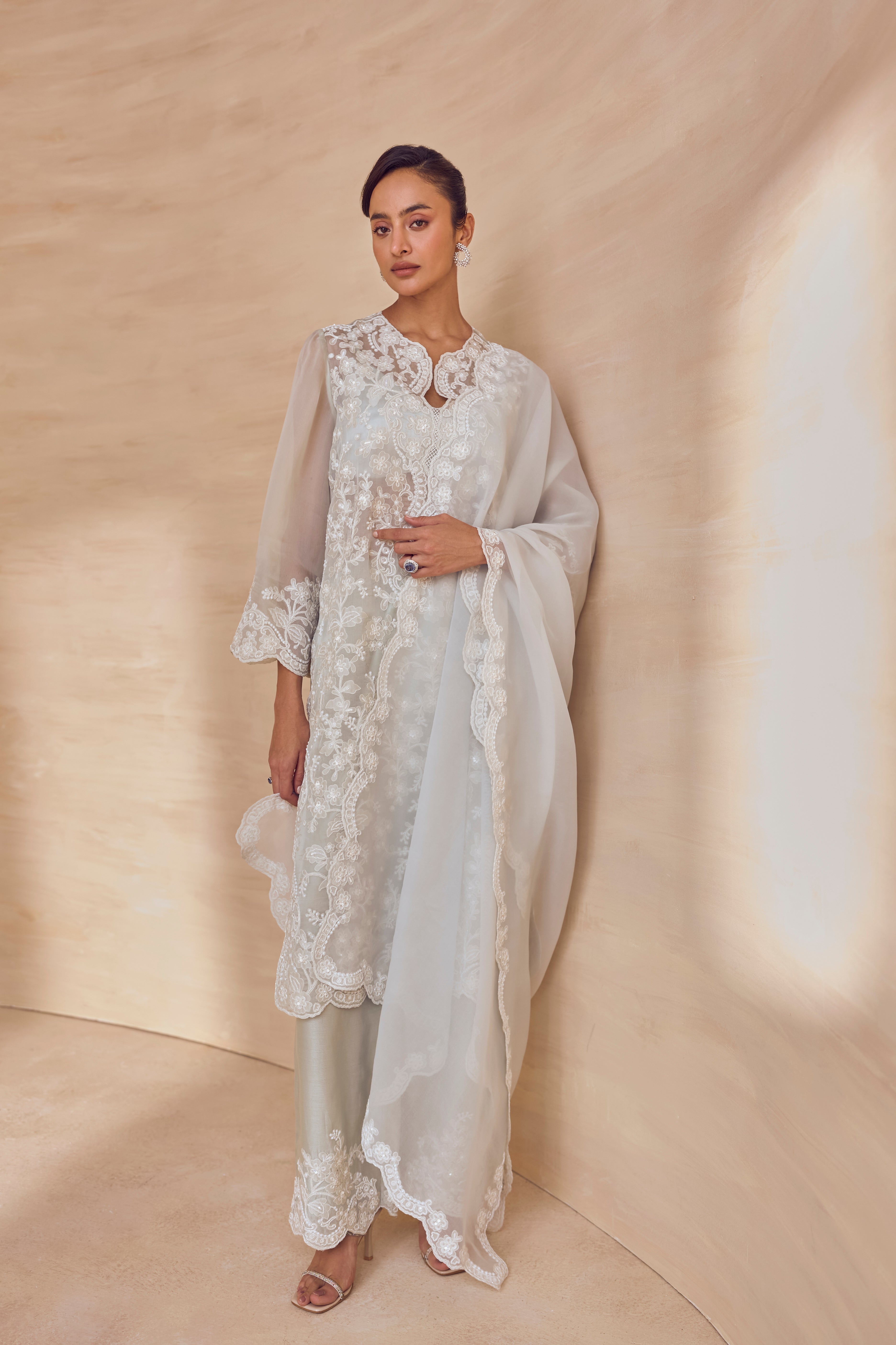 Crystal Frost Kurta Set