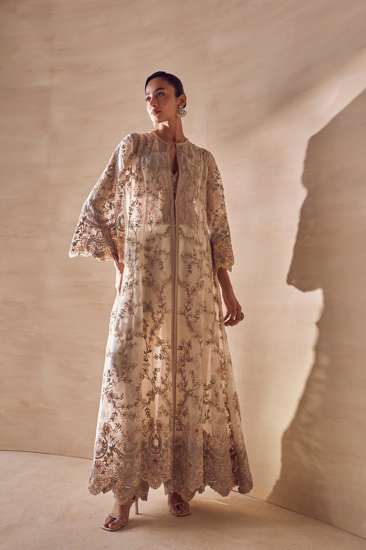 Moonvine Embroidered Jacket Set