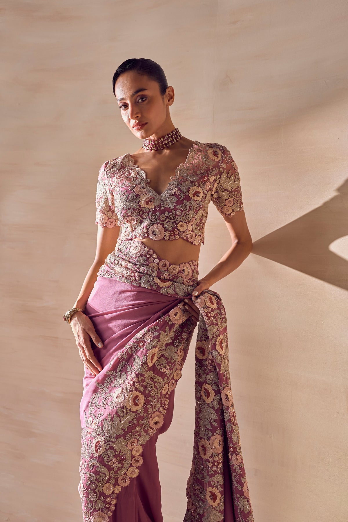 Camellia Saree Set